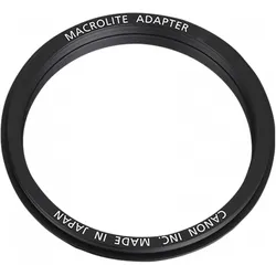 Canon 72C Makro Ring Lite zu Macroblitz (Blitzgerät Adapter), Blitzgerät Zubehör, Schwarz