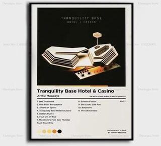 Inspired Finds Arctic Monkeys Album Cover Canvas Poster Wall Art For Room Decor arctic Monkeys Retro Indie Aesthetic 7.87x11.81in (no Frame)