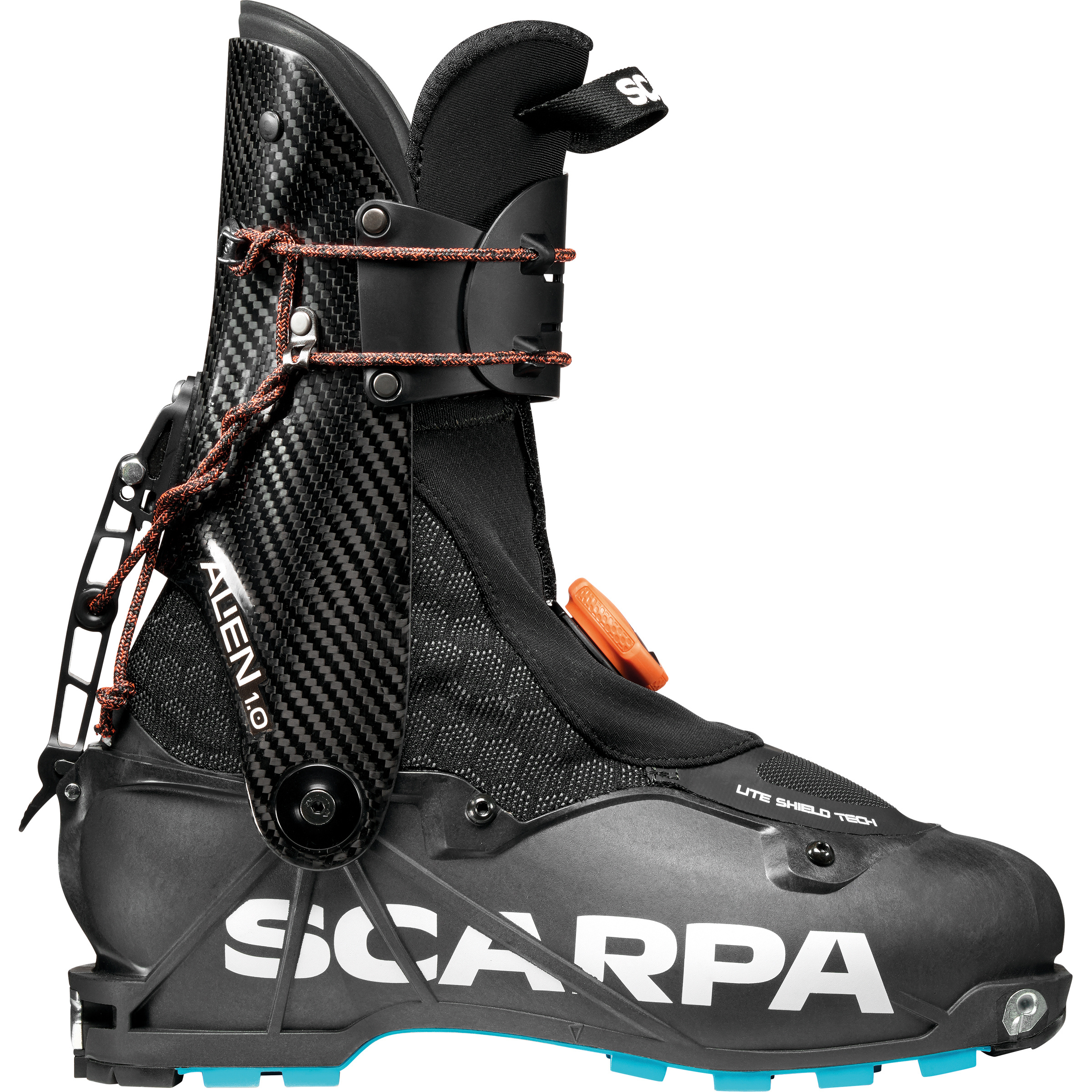 Scarpa Alien 1.0 Tourenskischuhe Schuh tuerkis Größe 44.5 Skitour