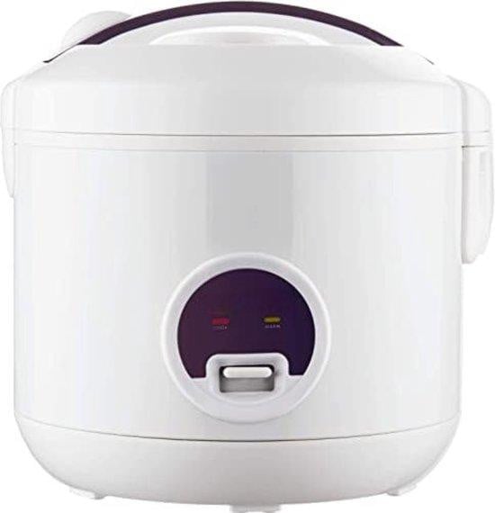 Mini rijstkoker met warmhoudfunctie, wit