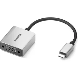 Marmitek Adapter Connect USB-C > VGA, Video Adapter, Silber, Schwarz