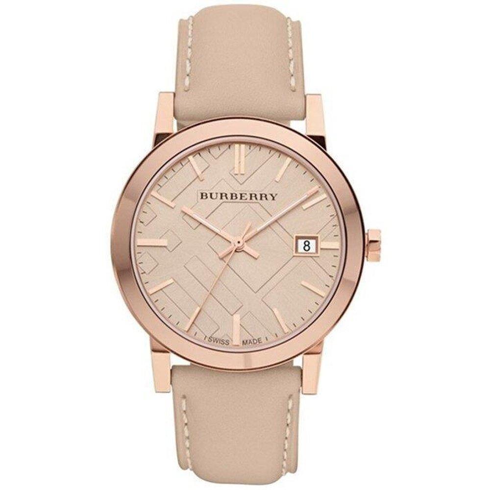 Burberry BU9014 Tan Zifferblatt Lederarmband Damenuhr