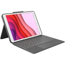 Logitech Combo Touch für iPad 10,9"/11" (10. Generation und A16) Tablethülle mit Tastatur und Touchpad, QWERTZ Layout, Graphite