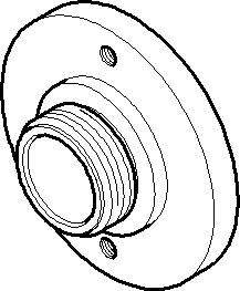 Dornbracht Aufnahme D34,50 x 15 091212053-08 platin