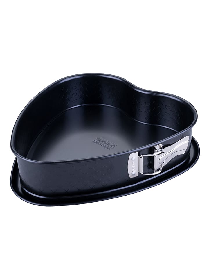 Zenker Herzspringform in Schwarz - (B)25 x (H)7 cm - onesize