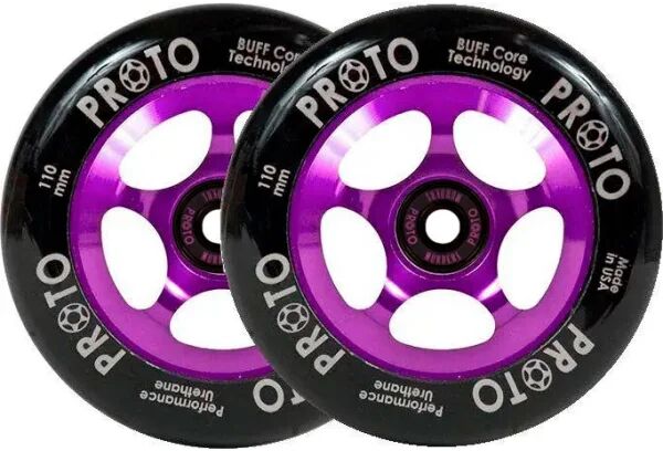 Stunt Scooter Rollen Proto Spoked Sliders 2 Stk. (110mm - Black On Purple)