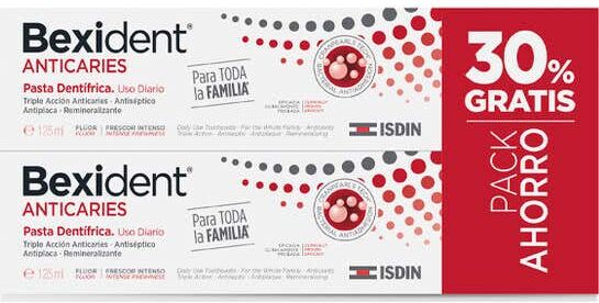 ISDIN Bexident Anticaries Pasta Dentífrica 2x125 ml