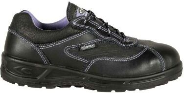 Scarpe Antinfortunistiche S3 SRC Sophie Black in Pelle Idrorepellente Personalizzate o neutre Cofra