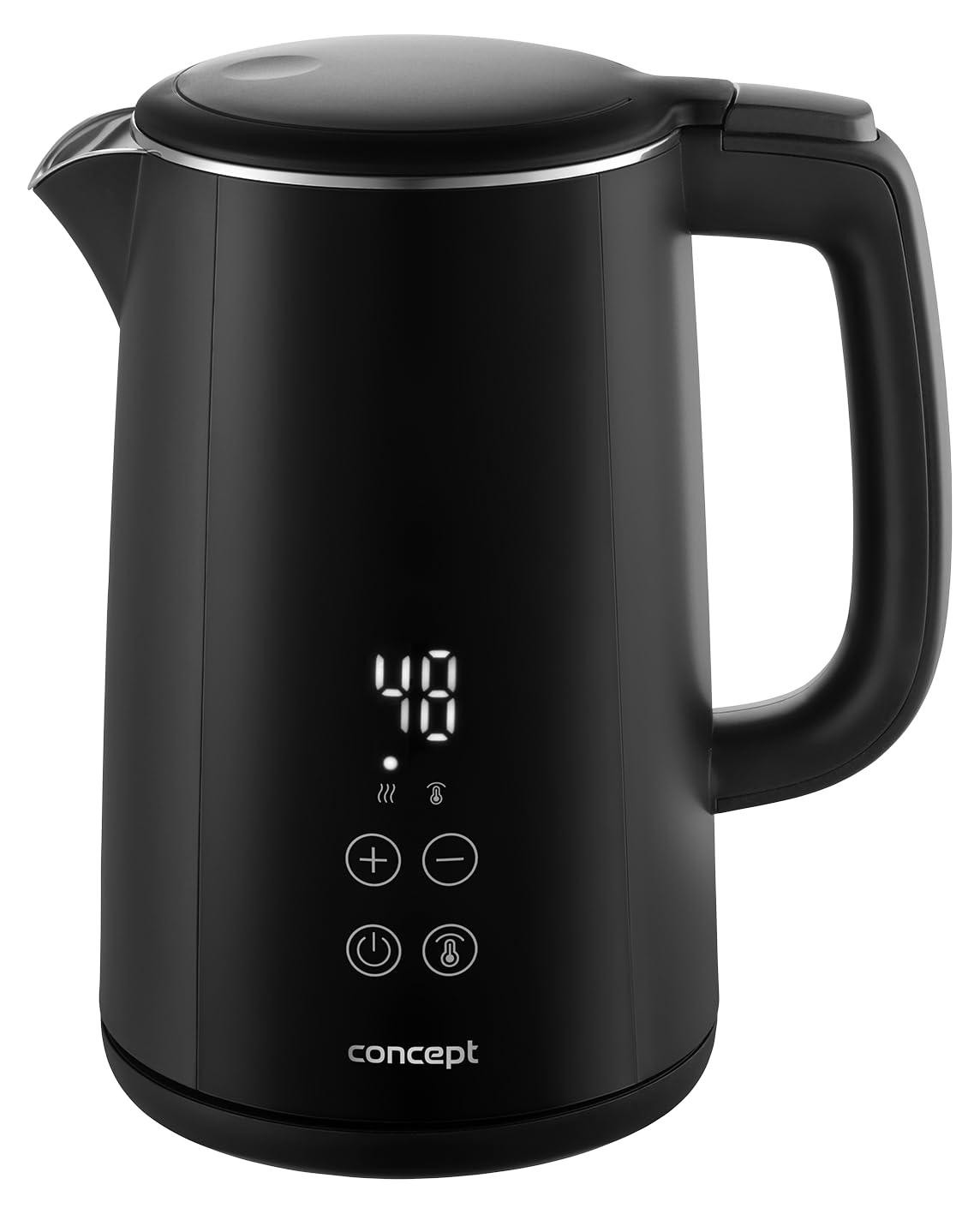 Concept RK3360 Digitale roestvrijstalen waterkoker met temperatuurregeling, 1,5 liter