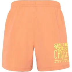 CHIEMSEE Badehose mit Front- und Rückenprint, Größe S in Orange 161442