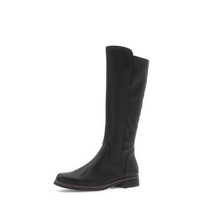 Stiefel GABOR "Sportlicher Stiefel", Damen, Gr. 38,5, schwarz, Schuhe Stiefel