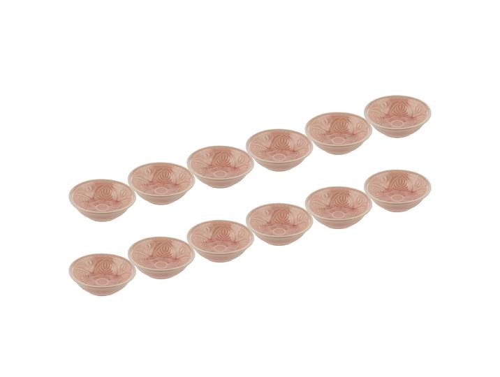 Dipschale SUMATRA 12er-Set Ø 9cm Pink/Pink