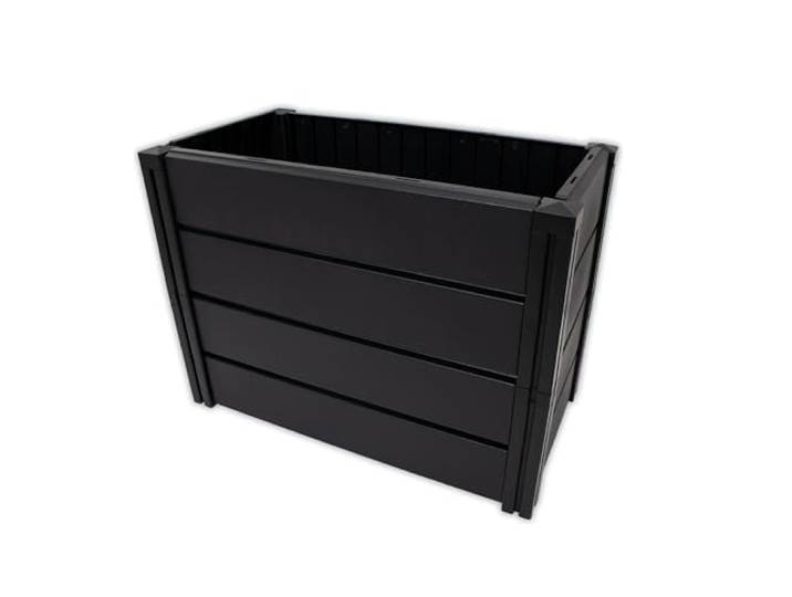 KHW Hochwertiges Hochbeet Demeter M schmal platzsparend 82 × 44 × 61 cm - 196 Liter ideal für Urbane Gärten nachhaltiges Gärtnern fördert gesunde Ernten Made in Germany
