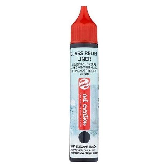 Talens Glass Relief Liner Elegant Black 7001 (28 ml) (ROY-426270010)