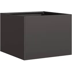 vidaXL Pflanzkübel Schwarz 40x40x30 cm Stahl