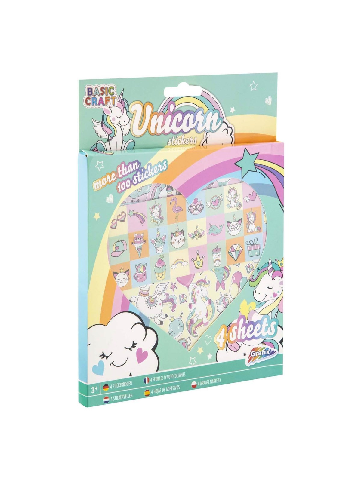 Creative Craft Group - Unicorn sticker set 100 pcs.