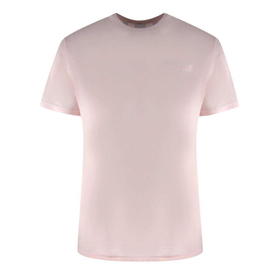 Burberry Monotone Logo Alabaster Pink T-shirt