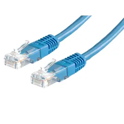 VALUE Patchkabel Cat.6 (Class E) UTP, blau, 10 m
