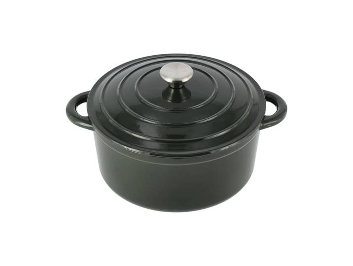 Nordwik Cocotte en fonte ronde Nordwik 5 l Vert