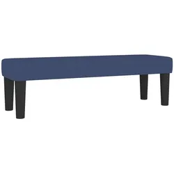 vidaXL Sitzbank Blau 100x30x30 cm Stoff