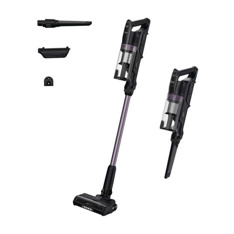Hoover HF1 Plus draadloze stofzuiger met universeel vloermondstuk, anti-verdraai borstel en led-verlichting (HF1P10H)