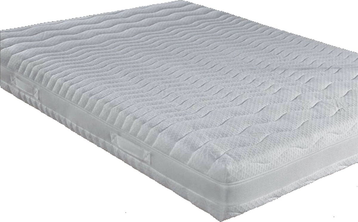 Allseason Pocketveringmatras met afdeklaag van Koudschuim en NASA Traagschuim 90x200x26 cm