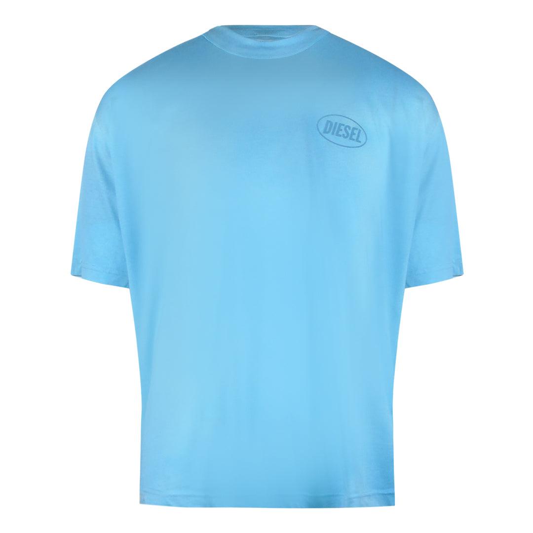 Diesel Montone Logo Blauw T-shirt