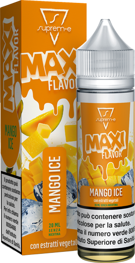 Suprem-e Mango Ice Maxi Flavor Liquido Shot Mix 20ml Mango Ghiaccio