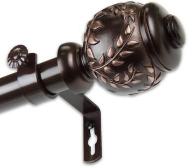InStyleDesign Cascade 1 inch Diameter Adjustable Curtain Rod
