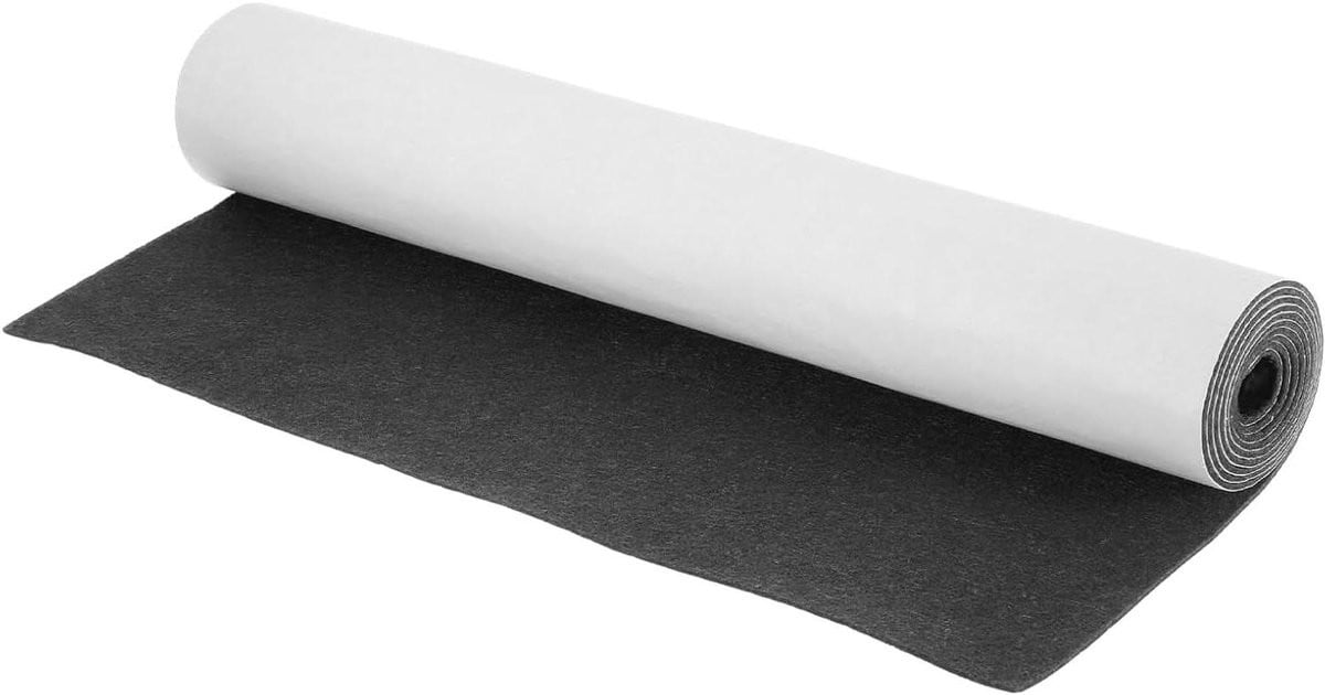 Zelfklevend Vilt Viltrol Viltstof Zwart 40 x 220 cm