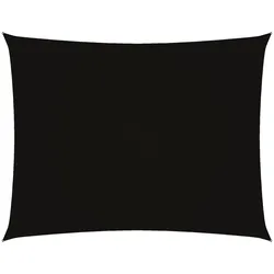 vidaXL Sonnenschirmsegel rechteckiges Oxford-Gewebe 3x4,5 m schwarz Modell Patio Eta