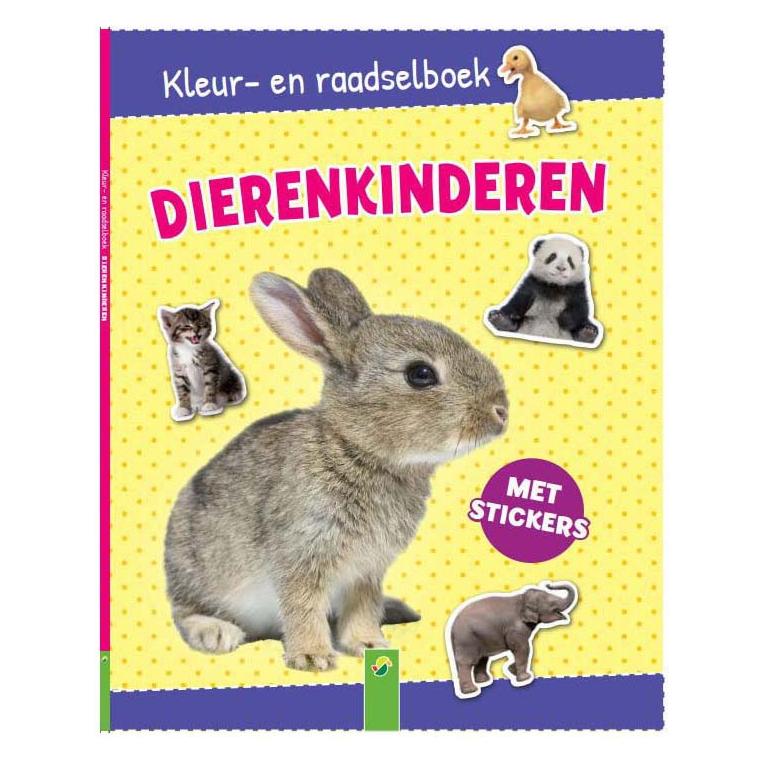 Wins Holland Mal- und Rätselbuch mit Tiermotiven für Kinder mit Aufklebern (77158184)