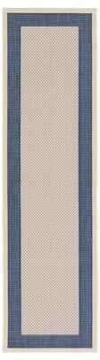SAFAVIEH Courtyard Sherrie Border Indoor/ Outdoor Waterproof Patio Backyard Rug