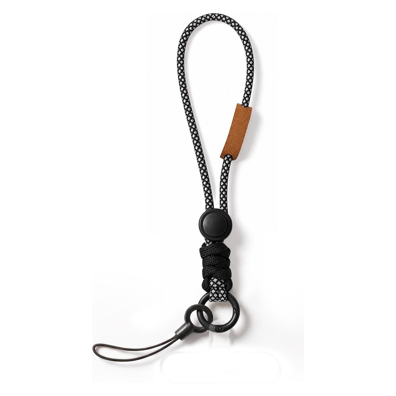Etteri kurzes Handgelenkband für Handys, schwarz (77251110)
