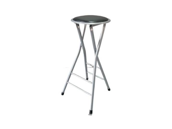 Hocker Klappbar Klappbarer Bar-Hochstuhl, Esszimmerstuhl for Zu Hause Rückenstuhl, tragbarer Stuhl, Hocker, Klapphocker, Pferdestuhl for Bar(60cm black)