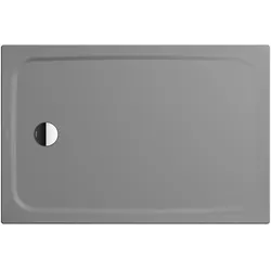 Kaldewei CAYONOPLAN Duschfläche, 1000x1400 mm, cool grey 40, bodeneben, seitlicher Ablauf, 25 mm Tiefe