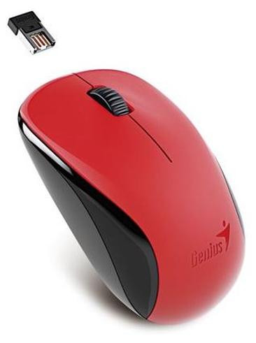 Genius NX-7000 Draadloze Optische Kantoormuis met 1200 DPI - Rood