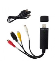 Techly Audio-Video-Grabber CVBS-USB Audio/Multimedia Digital/Daten Video/Analog (360844)