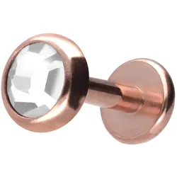 Titan Labret mit Innengewinde KRISTALLDISC