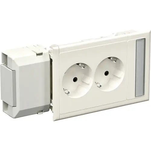 Schneider Electric 5940021 Einbaudose 2fach Steckdose 1St.