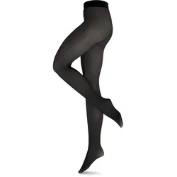 Tchibo - Gefütterte Feinstrumpfhose in transparenter Optik - Damen - Gr. XL - schwarz