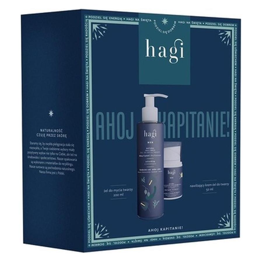 Hagi Ahoj Captain Facial Cleansing Gel 200ml Moisturizing Gel Cream For Face 50ml (Reinigungsgel, 200 ml) (5907296734389)