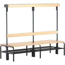 kaiserkraft, Werkstattschrank, Garderobenbank mit Hakenleisten (40 cm, 165 cm)