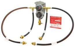 Clesse TR800 Four Pack ACO Gas Regulator Kit with OPSO - UK POL