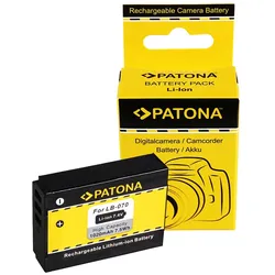 PATONA Akku für Kodak LB-070 PIXPRO S1 S-1 – 7,4 Volt 1020 mAh