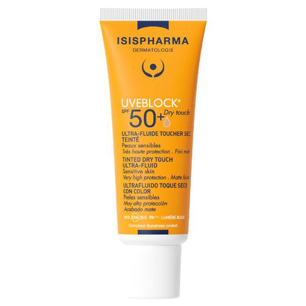Uveblock SOL Spf50+ SEC Teint 40Ml 40 ml Sonnenschutzcreme
