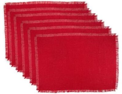 DII Design Imports Gray Jute Kitchen Placemat Set (Set of 6)