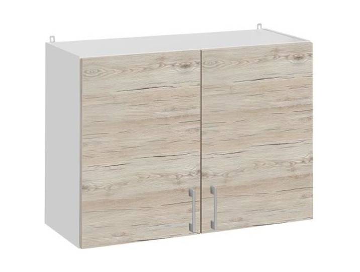 Meuble haut de cuisine Eco Noyer Blanchi 2 portes L 60 cm - Cuisineandcie