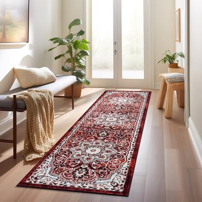 World Rug Gallery Traditional Medallion Area Rug
