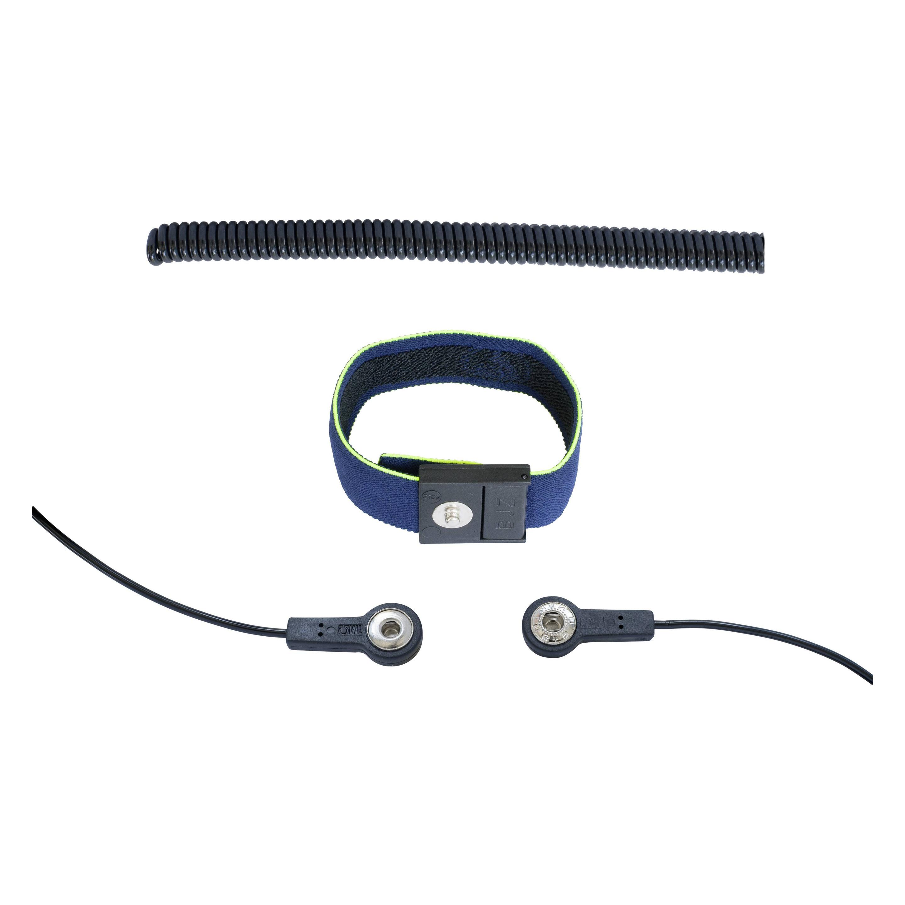 BJZ ESD Erdungsset 4.5 mm (Erdungskabel + Erdungsarmband) (A-60388)